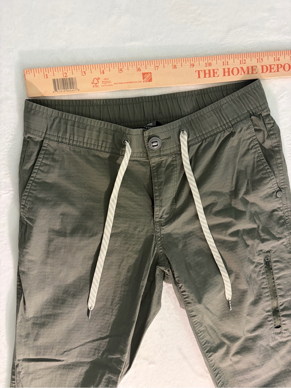 Vuori Ripstop Olive Drawstring Utility Pants - Picture 3 of 8